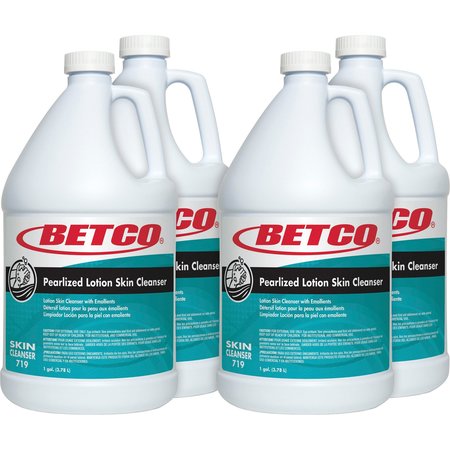 BETCO Skin Cleanser, Lotion, Nordic Sea, 1 Gallon, Pearlized, PK 4 BET7190400